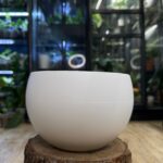 Plastikowa osłonka okrągła biała śr.20 cm