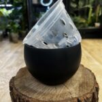 Plastikowa osłonka okrągła antracyt śr.12 cm