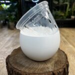 Plastikowa osłonka okrągła biała śr.12 cm