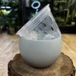Plastikowa osłonka okrągła szara śr.12 cm