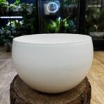 Plastikowa osłonka okrągła biała śr.16 cm