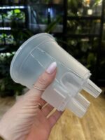 Doniczka oddychająca samonawadniająca mleczna 12cm - obrazek 5