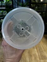 Doniczka oddychająca samonawadniająca mleczna 12cm - obrazek 6