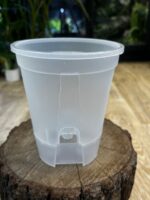 Doniczka oddychająca samonawadniająca mleczna 12cm