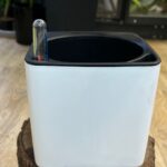 Doniczka samonawadniająca kwadratowa do hydroponiki biała 12 cm