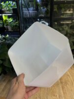 Doniczka samonawadniająca kwadratowa do hydroponiki biała 18 cm - obrazek 8