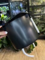 Doniczka samonawadniająca kwadratowa do hydroponiki biała 18 cm - obrazek 4