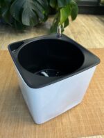 Doniczka samonawadniająca kwadratowa do hydroponiki biała 18 cm - obrazek 3
