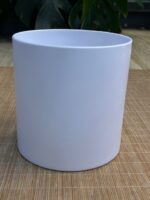 Biała elegancka osłonka na rośliny 12 cm – lekka i odporna - obrazek 4