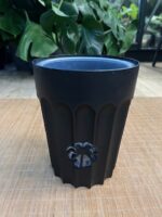 Osłonka na wysoką oddychającą doniczkę 14cm czarna V2 - obrazek 5
