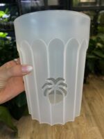 Osłonka na wysoką oddychającą doniczkę 14cm mleczna V2 - obrazek 8