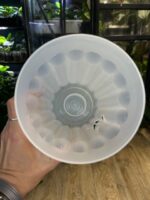 Osłonka na wysoką oddychającą doniczkę 14cm mleczna V2 - obrazek 6