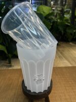 Osłonka na wysoką oddychającą doniczkę 14cm mleczna V2 - obrazek 5