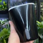 Doniczka samonawadniająca do hydroponiki z knotem 9,5cm - czarna