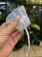 Doniczka samonawadniająca do hydroponiki z knotem 7,5cm - czarna - obrazek 5