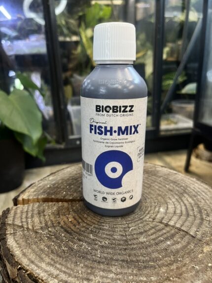 BioBizz Fish-Mix, w 100% organiczny nawóz z emulsji rybnej i melasy do doglebowego i dolistnego zasilania roślin doniczkowych i ogrodowych, Variegarden.